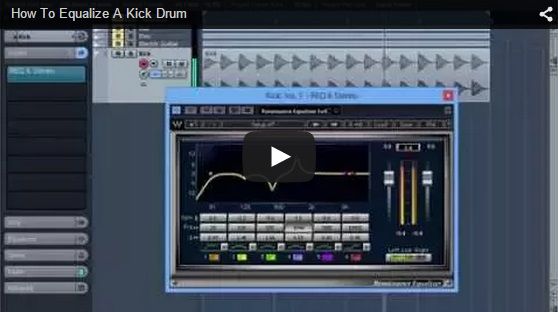 how to equalize a kick drum