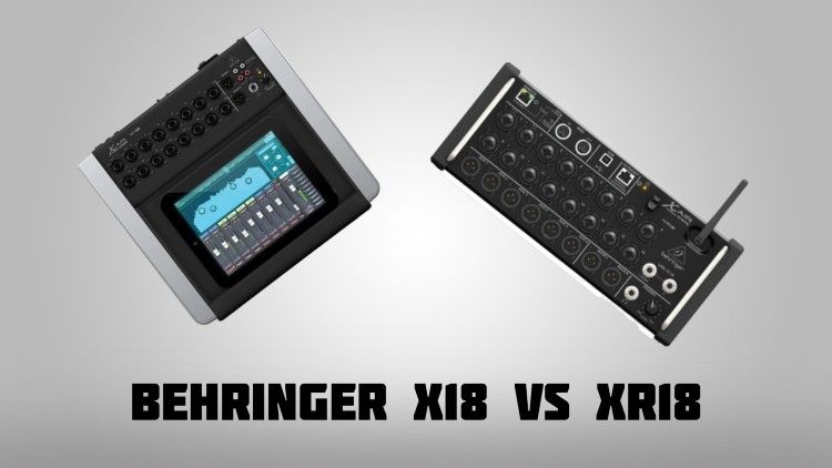 Behringer X18 vs XR18 1
