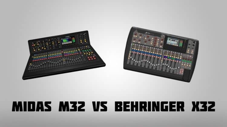 Midas M32 vs Behringer X32