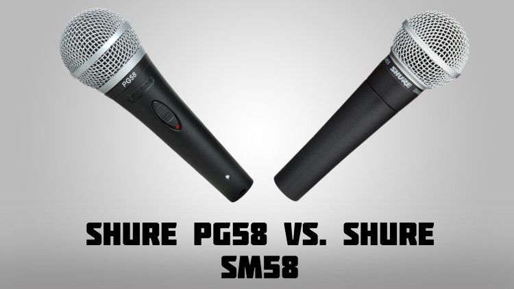 Shure PG58 vs Shure SM58 1