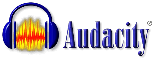 Audacity logo with name